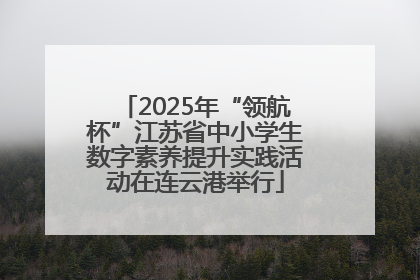 2025年“领航杯”江苏省中小学生数字素养提升实践活动在连云港举行