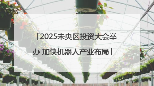 2025未央区投资大会举办 加快机器人产业布局