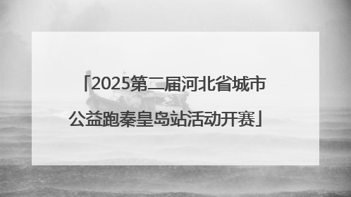 2025第二届河北省城市公益跑秦皇岛站活动开赛