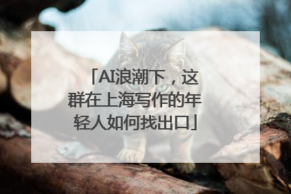 AI浪潮下，这群在上海写作的年轻人如何找出口
