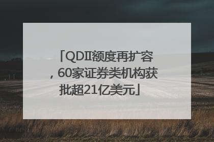 QDII额度再扩容，60家证券类机构获批超21亿美元